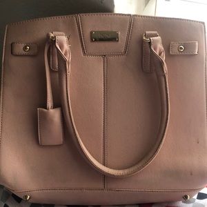 BCBG Paris cream purse
